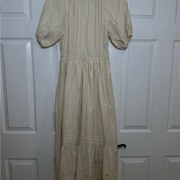 Moon River Cream Maxi Dress - Picture 7 of 8
